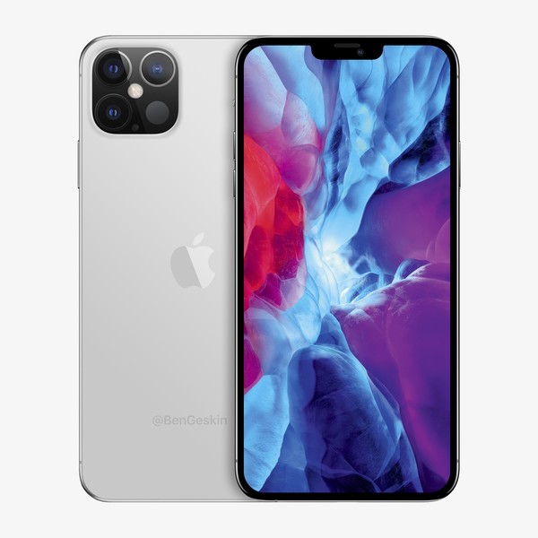 2020年款iPhone烘托圖（圖源見水印）